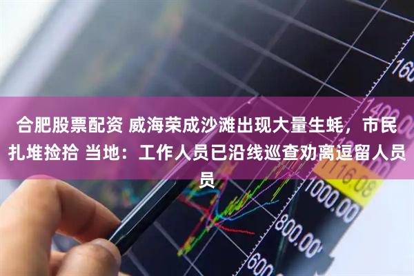 合肥股票配资 威海荣成沙滩出现大量生蚝，市民扎堆捡拾 当地：工作人员已沿线巡查劝离逗留人员
