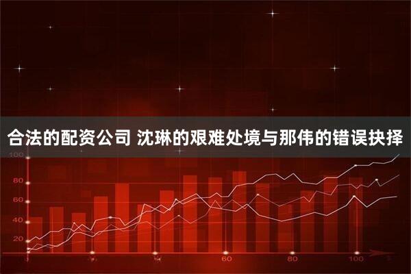 合法的配资公司 沈琳的艰难处境与那伟的错误抉择